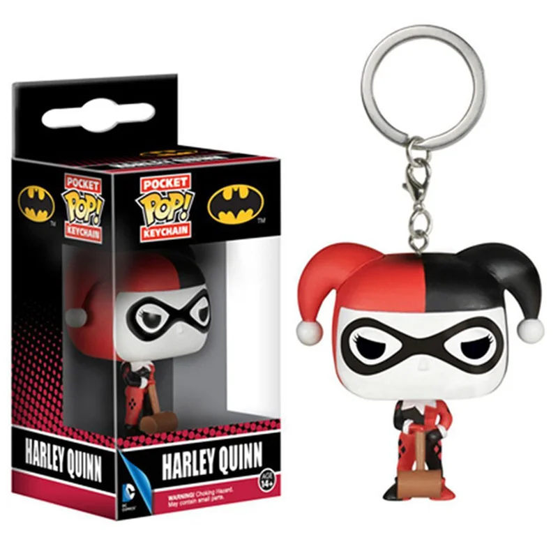 Экшн-фигурка Funko Pop отряд самоубийц Квинн Бэтмен Джокер Харли брелок игрушки 4