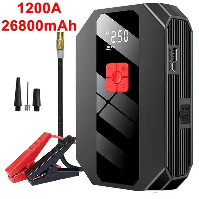 Multifunction 12V utrai car jump starter power bank vehicle booster car jump starter kit