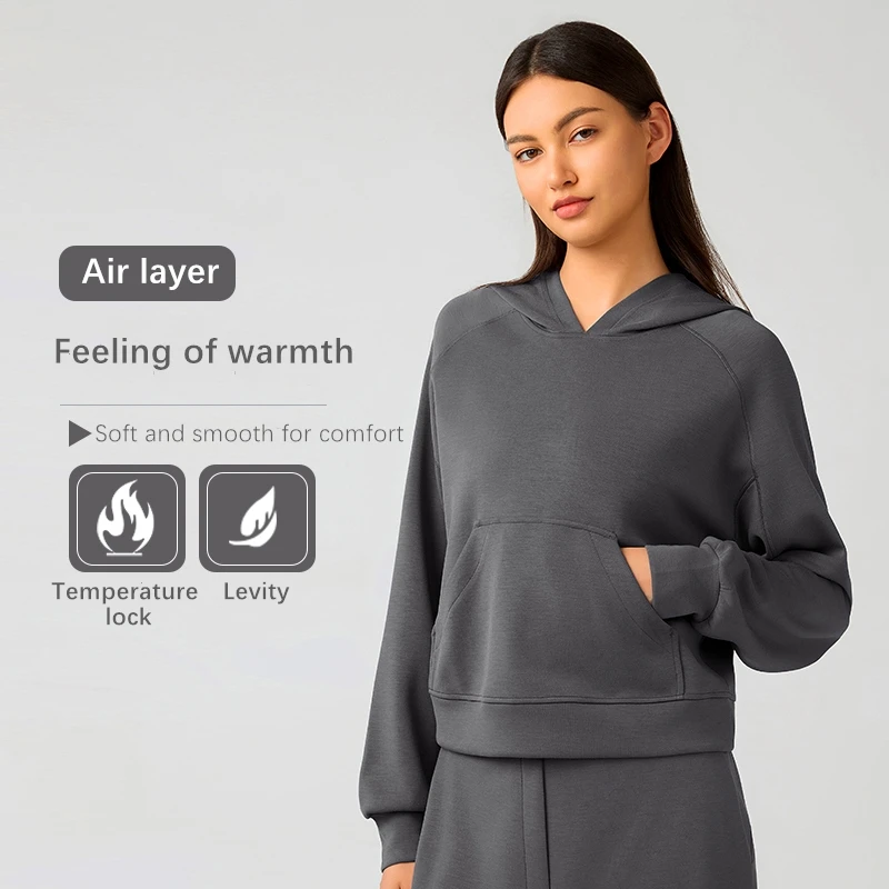 Xsunwing High Quality Heavy Hoodie Hoodies Sweatshirts streetwear joggers loose Running casual clothing Pullover hoodies WDQ165