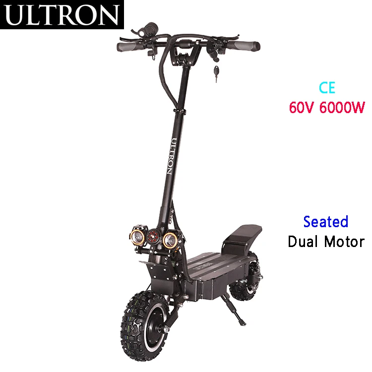 Водонепроницаемый Электрический скутер Ultron T108 PRO Elektroroller для взрослых с 2 большими колесами