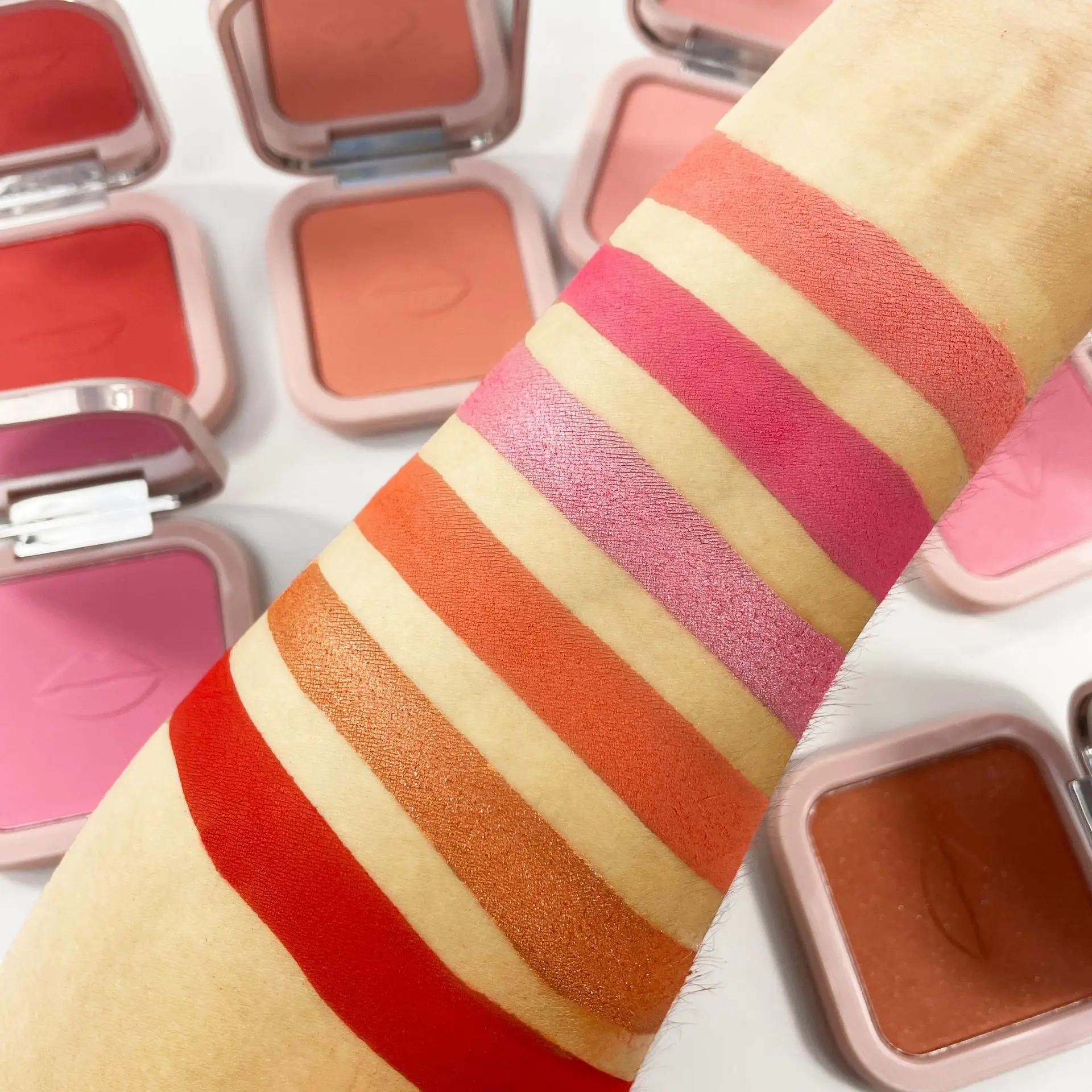 Face Makeup 6 Colors Professional Blusher Blush on Cosmetics Powder Blush Palette