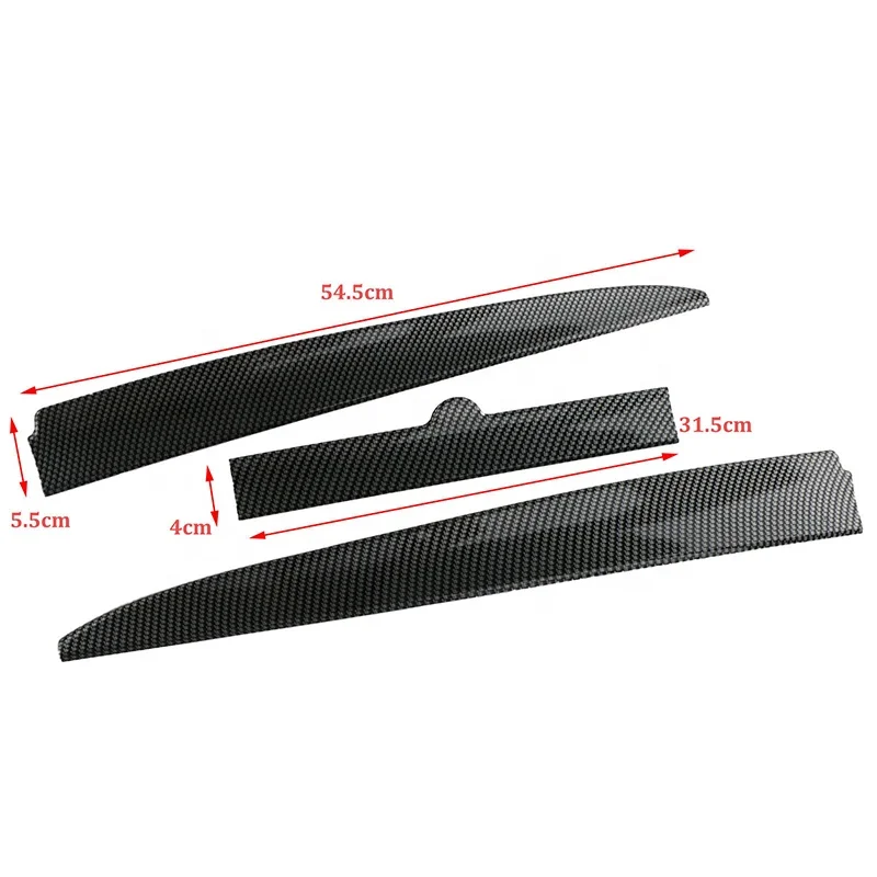 Car Accessories Adjustable Rear Wing Lip Spoiler Black Tail Trunk Roof Car Lip Spoiler