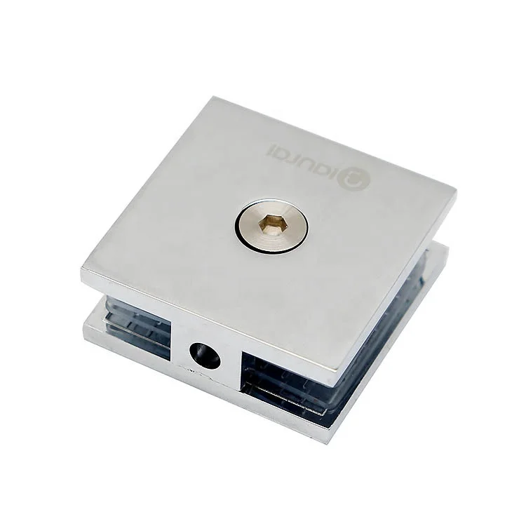 Glass to wall 0 degree glass clamp Door bracket glass holder for Bathroom