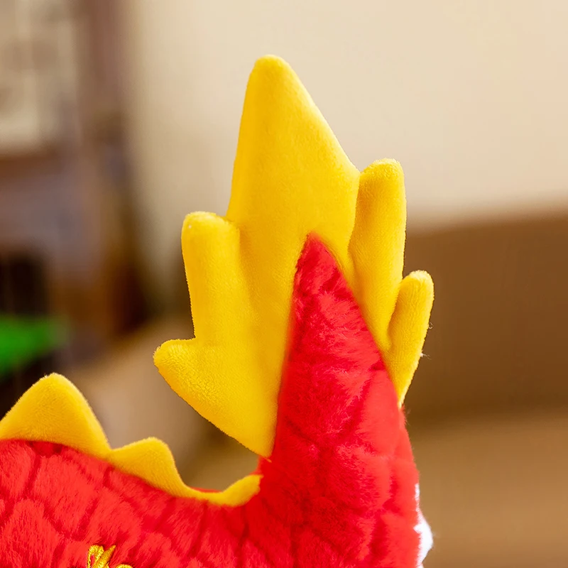 Chinese Dragon Year Mascot Plush Toy Creative Gift Wholesale Custom Boys and Girls Toys