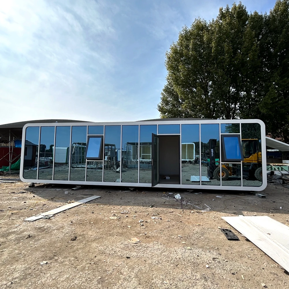 Newest Design Tiny House Villa Container 40Ft Hq Mobile Home Luxury Villa Capsule Hotel
