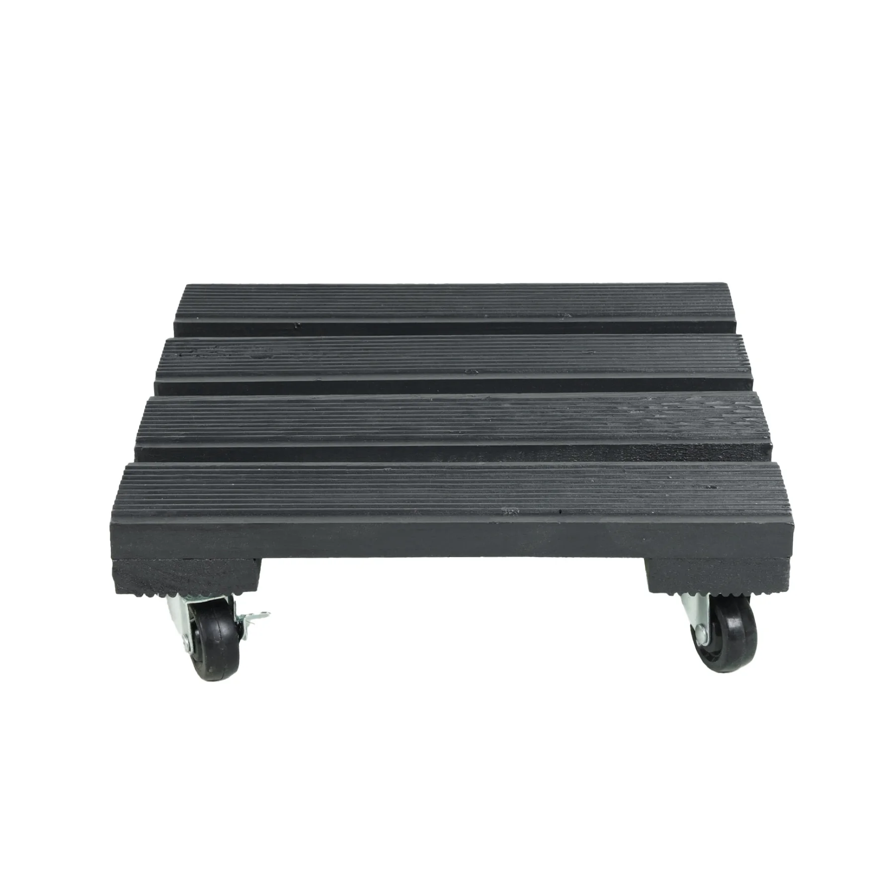 Wholesale Plant Caddy Wooden Plant Stand Square Indoor Outdoor on Roller Patio Flower Pot