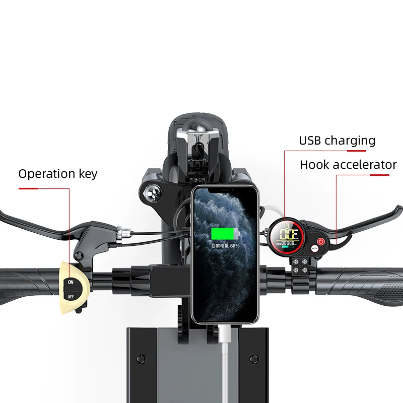 SEALUP HIGH QUALITY SAFETY 2 WHEELS ADULT ELECTRIC SCOOTER PRICE CHINA WITHOUT SEAT