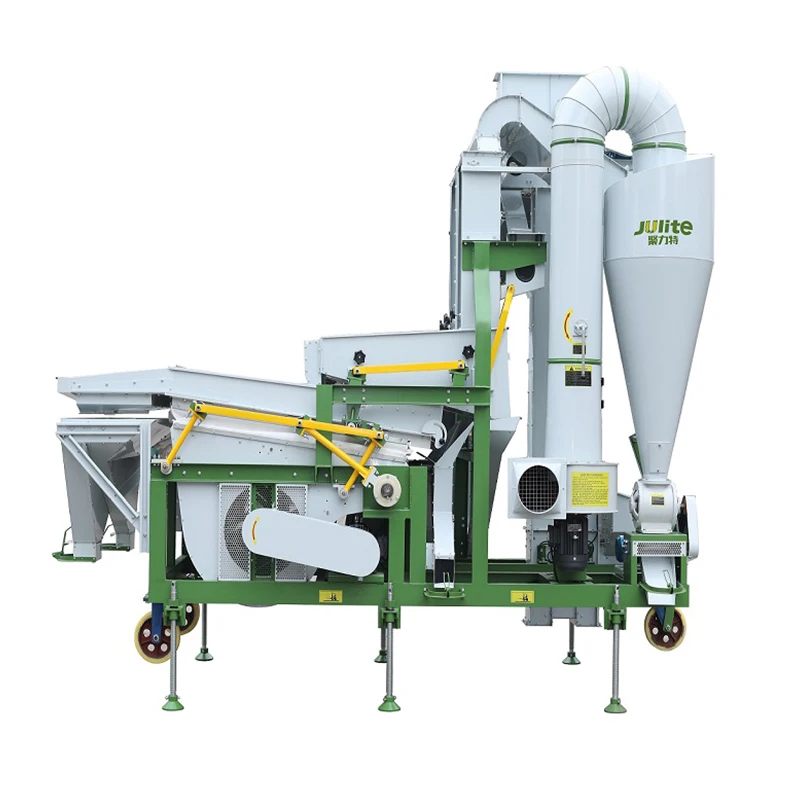 Seed Grain Cleaner Wheat Corn Maize Separator Sunflower Vibration Cleaning Machine
