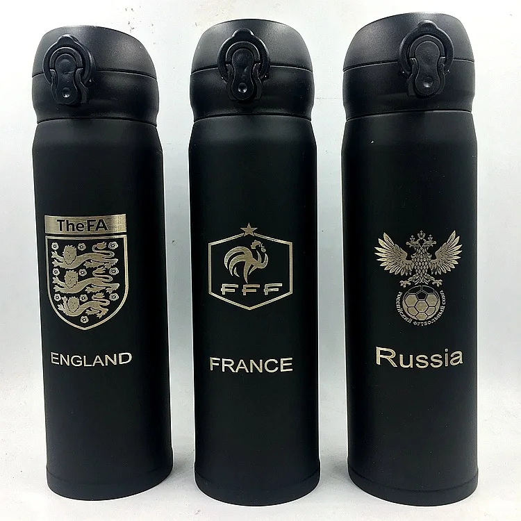 World cup gift fan supplies Argentina Belgium Russia France water cup thermos cup can be customized