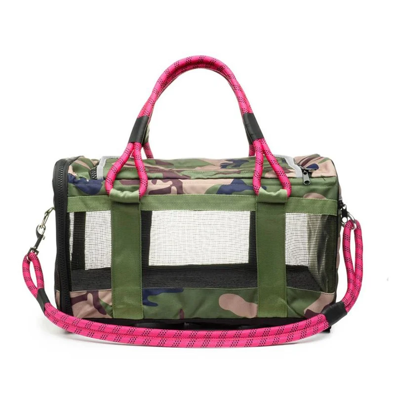 Переноска для домашних животных для маленьких и средних кошек и собак, одобренная авиапочтой TSA, сумка для маленьких собак, мягкая складная переноска для щенков