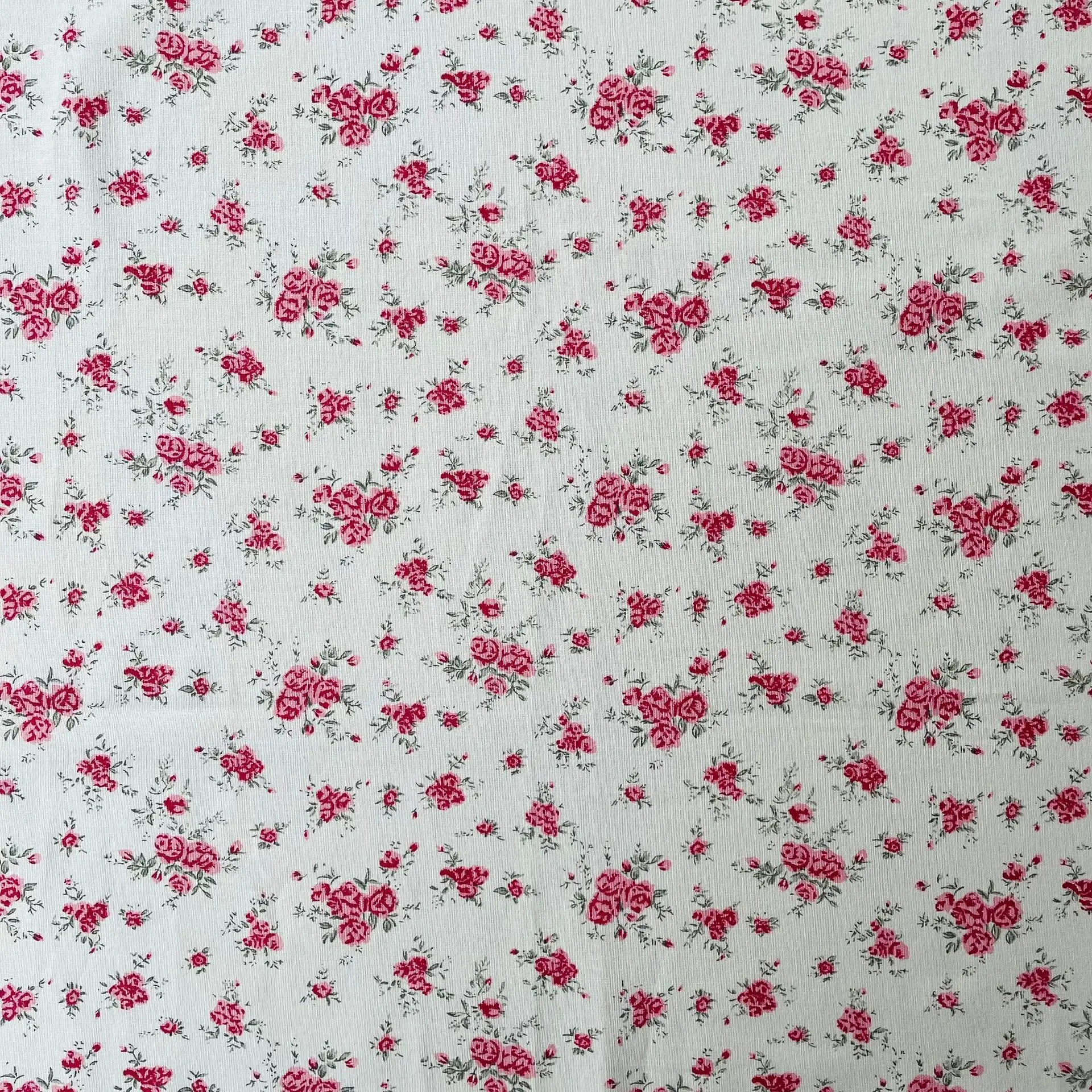 100%cotton fabric print cotton fabric 110GSM Floral printed fabric for baby dress