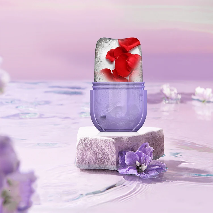 Reusable Facial Roller Silicone Ice Roller Face Massage Cube Ice Roller For Face Eyes