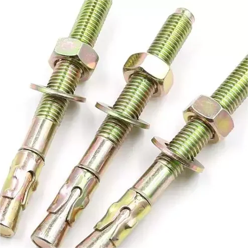 High Quality M6 M8 M10 Expansion Anchor Bolt Set with Washer Stainless Steel DIN Standard 100mm Length in Bag Packaging
