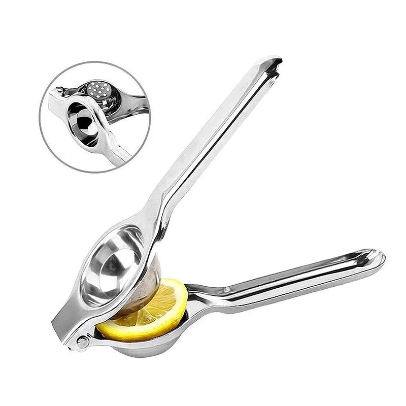 Kitchen Tool Stainless Steel Hand Juicer Manual Citrus Lemon Squeezer Press