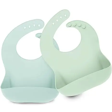 Design Competitive Price Bibs Baby Silicone Silicone Baby Bibs Cotton Waterproof Baby Bibs Silicone
