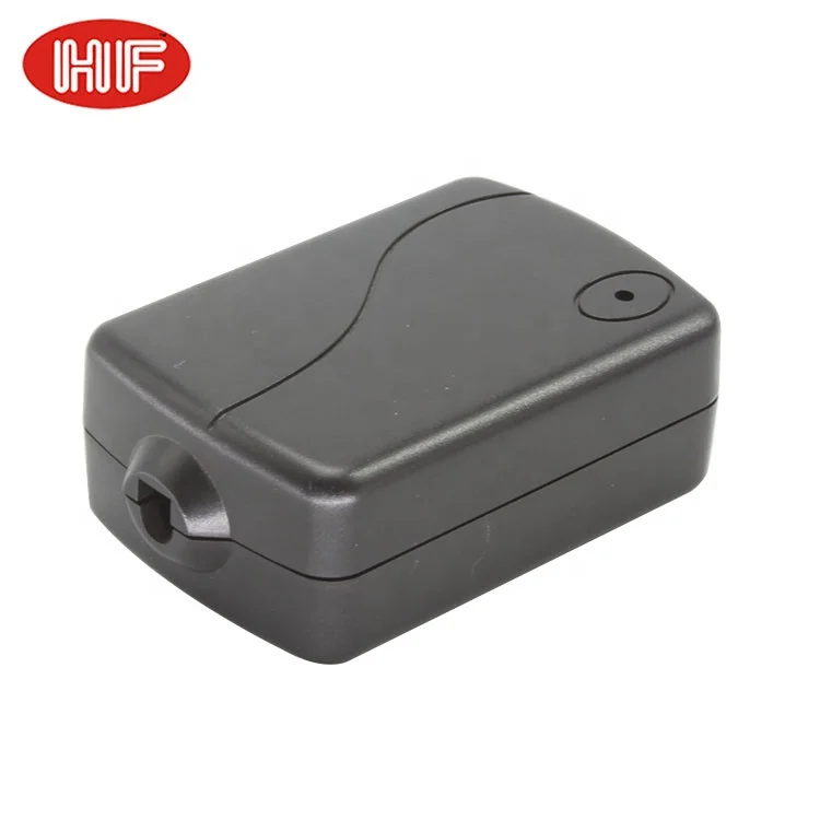 IP54 ABS Plastic Power Bank Battery Box Electronic Enclosure Custom PCB Black Small Power Supply Module Electric Electrical Case