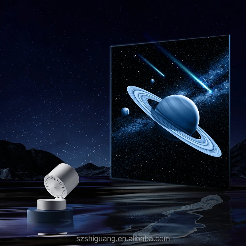 New Design Color Globe Star Projector Light Rotating Dynamic Atmosphere Galaxy Meteor Projector Bedroom Dream Universe Lamp