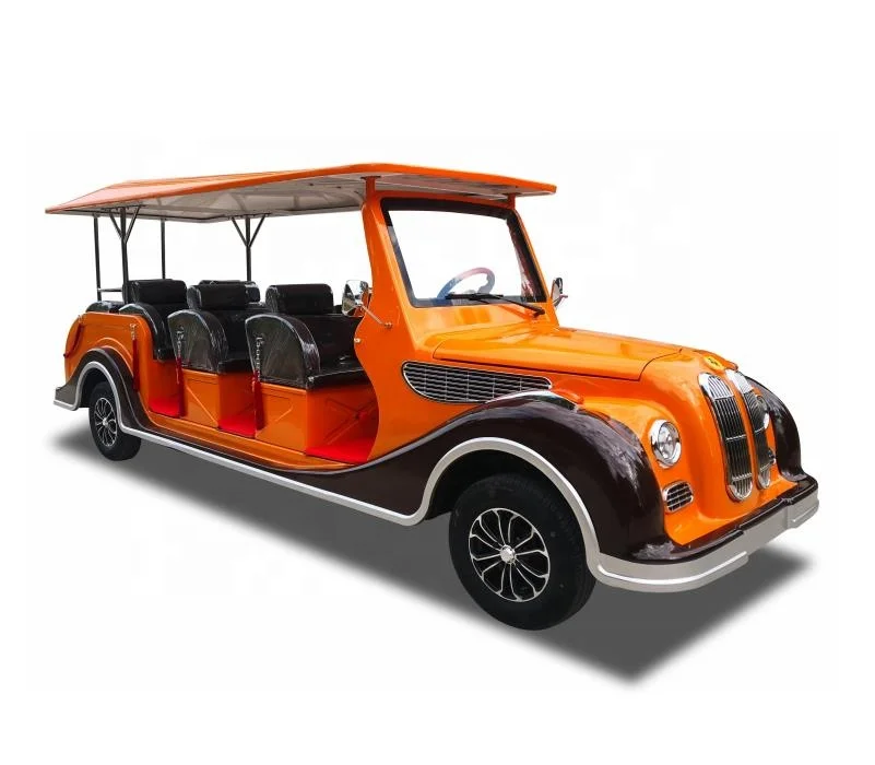 Оптовые цены, китайский поставщик, Электрический классический автомобиль, 12 местный, Электрический винтажный автомобиль