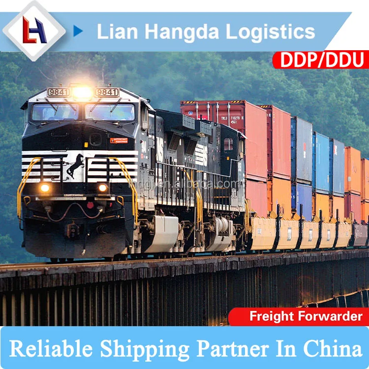 Fast Railway Shipping Agent Cheaper Railway Service DDP DDU Shipping Item to USA Germany Ireland France