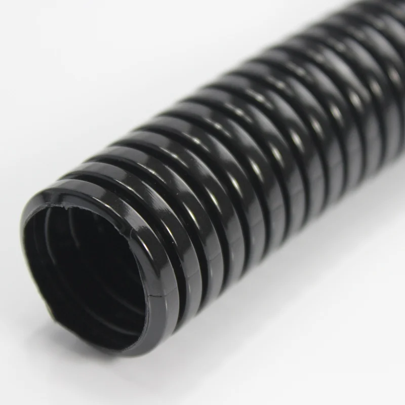 Black Yellow Plastic PE PVC HDPE Corrugated Pipe