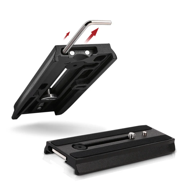 Coman factory wholesale compact BMQ5S New quick released plate for video fluid head Q5S