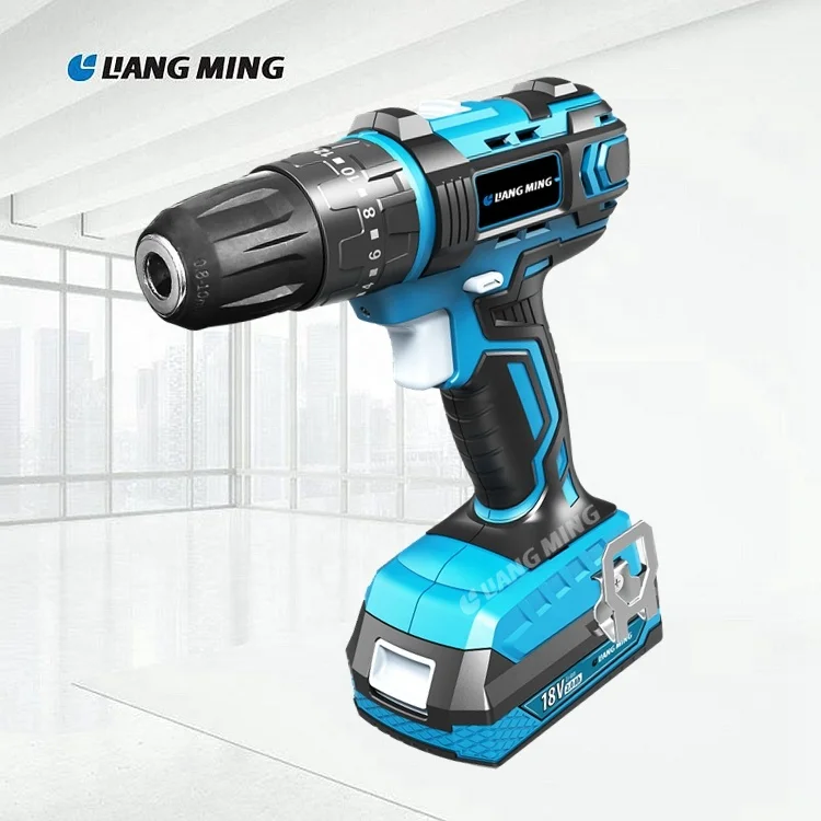 
Electric Power 18V Li-ion lithium Battery Cordless Impact Driver Drill concrete metal drill with LED light model CD-L0518 