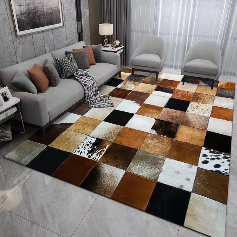 Custom design logo pattern area rugs large Nordic style turkey living room carpets and rugs by machine made