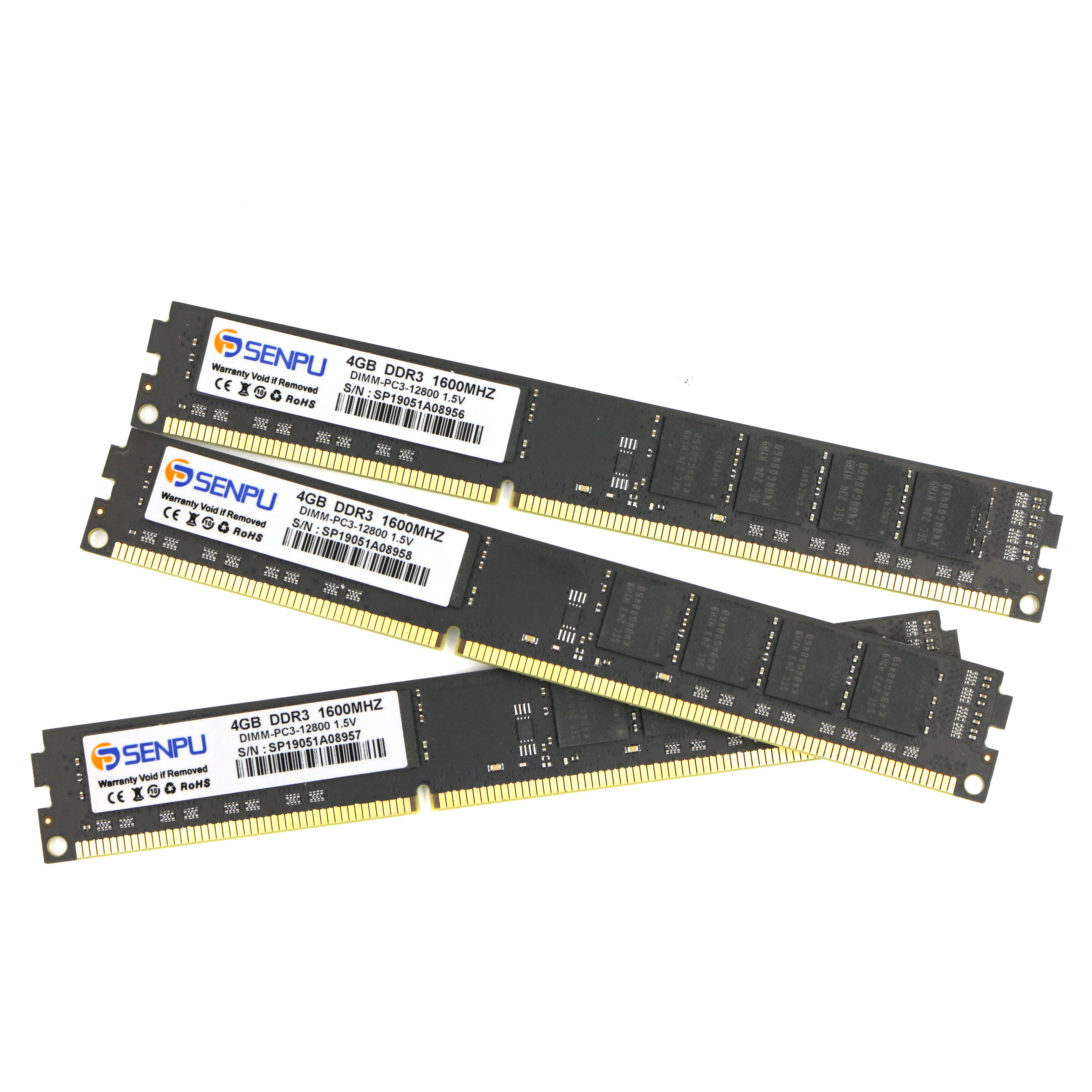  Настольная оперативная память DDR3 4 Гб 1600 МГц 8 бит Поддержка всех материнских
