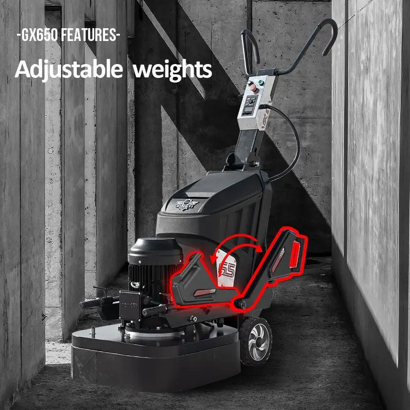 XINGYI GX650 Hervy Duty 220V 380V 4 Head 9.5KW 25 Inch Walk Behind Epoxy Terrazzo Floor Grinding Machine Concrete Grinder
