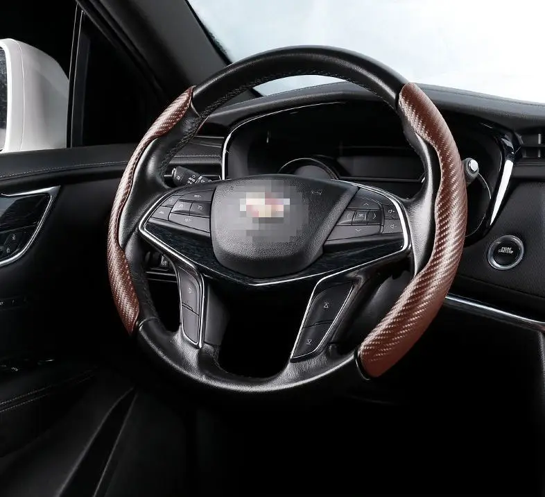 Wholesale Anti-slip Best Seller Easy Installation New Style Carbon Fiber Universal Car Steering Wheel Cover