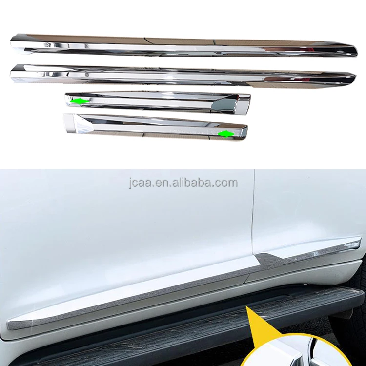 Chrome Side Door Body Molding Cover Trim Car Accessories Body Side Molding Trim for Land Cruiser Prado FJ150