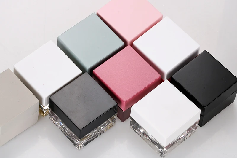 5g Square Uv Gel Glue Bottle Nail Polish Jar Custom Color Acrylic Cosmetic Customized Plastic Packaging for Cosmetics ZJB31208