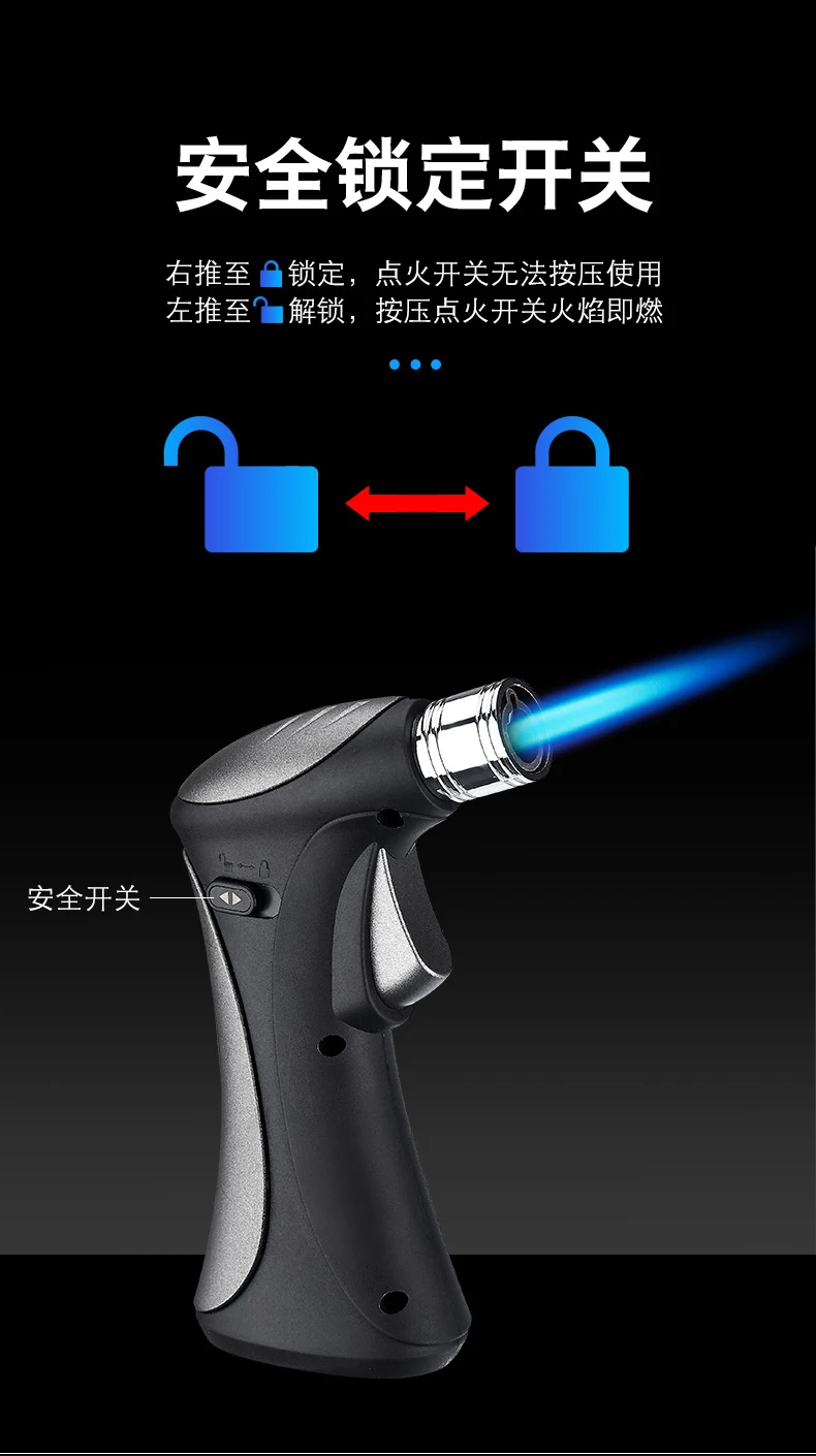 Gas refilling cheap tool metal lighter cookies custom logos torch lighter