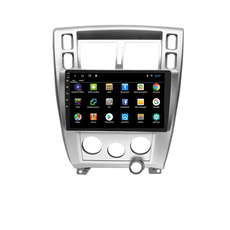SHENGTU  10.1' Android 9.0 2+32g Car Radio 2 Din Gps Bt Fm Wifi Audio Manager Stereo Player Phone Link Vintage Autoadio Android