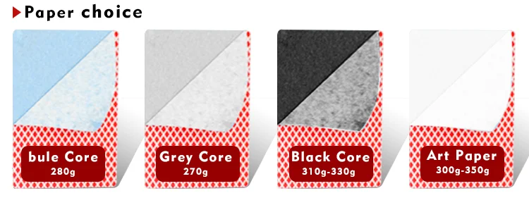 promotional 4 color playing cards