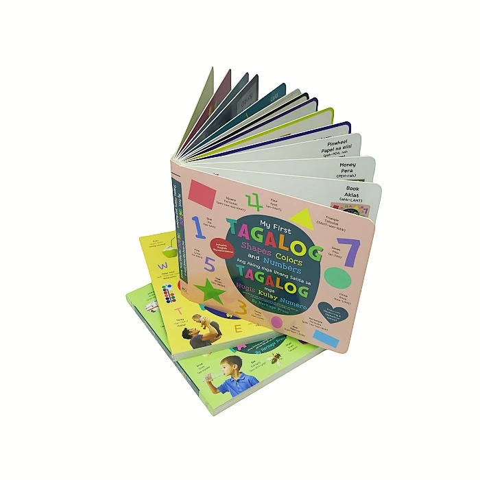 Professional custom children cardboard books set/Baby board book printing