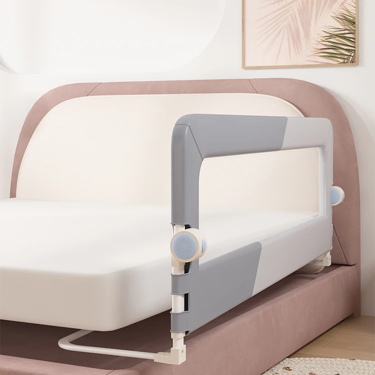Factory Price Foldable Swing Baby Bed Guard Bumper Chinese Foldable Baby Bed Rails For Baby