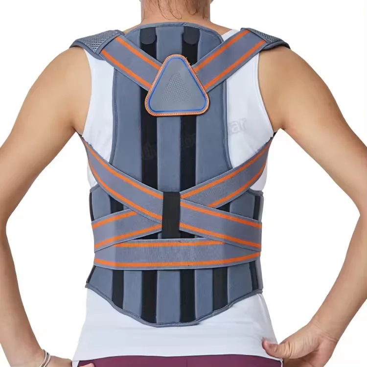Postoperative Lumbar Back Brace with Shoulder Support for Recovery and Fixation