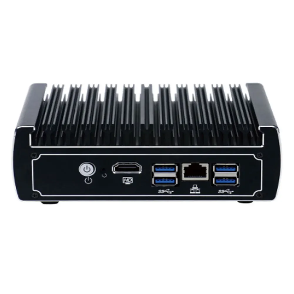 
Fanless Hardware Firewall Pfsense Mini PC Kaby Lake 3865U 3855U With 6*RJ45 LAN Firewall Router Support AES-NI 4*USB3.0 