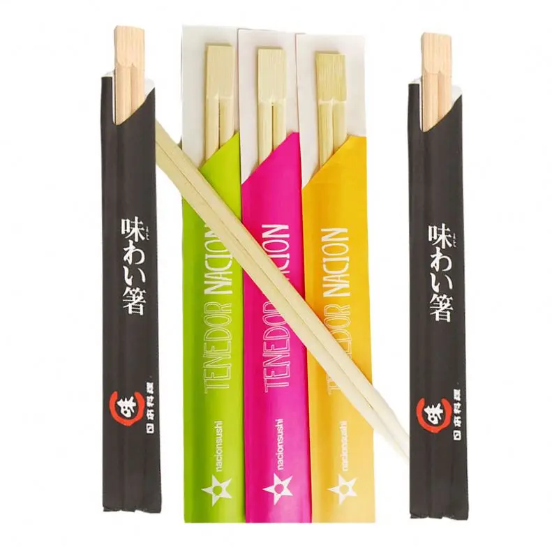 Disposable Reusable Chopsticks 2022 Hot Selling Bamboo Sushi Food Using Indoor and Outdoor Camping Minimalist Paper Bag BSCI
