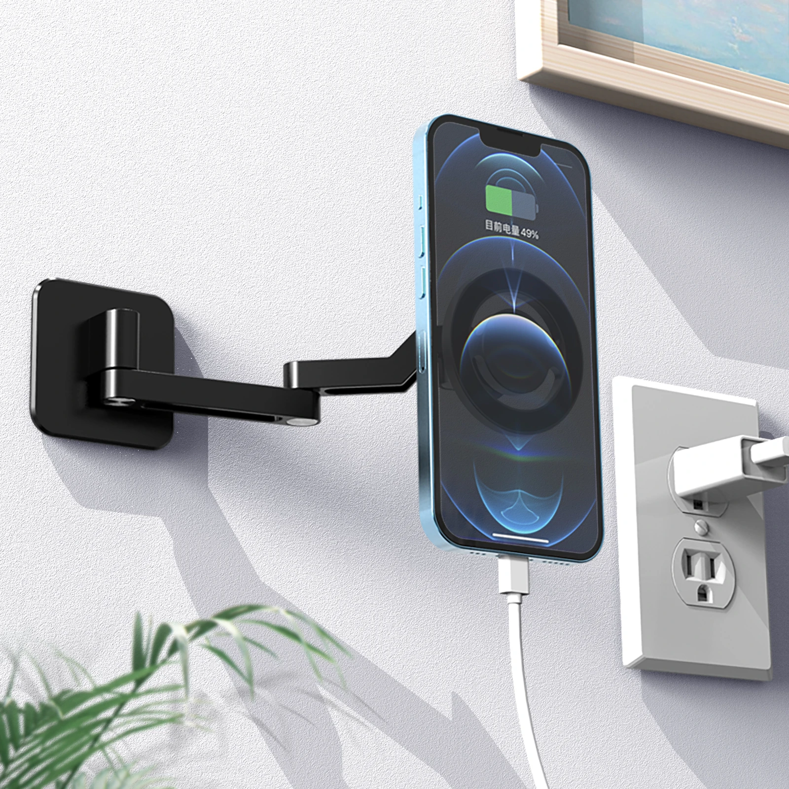 Oem Foldable Dashboard Aluminium Alloy Tesla Cell Car Phone Holder Mount For Tesla