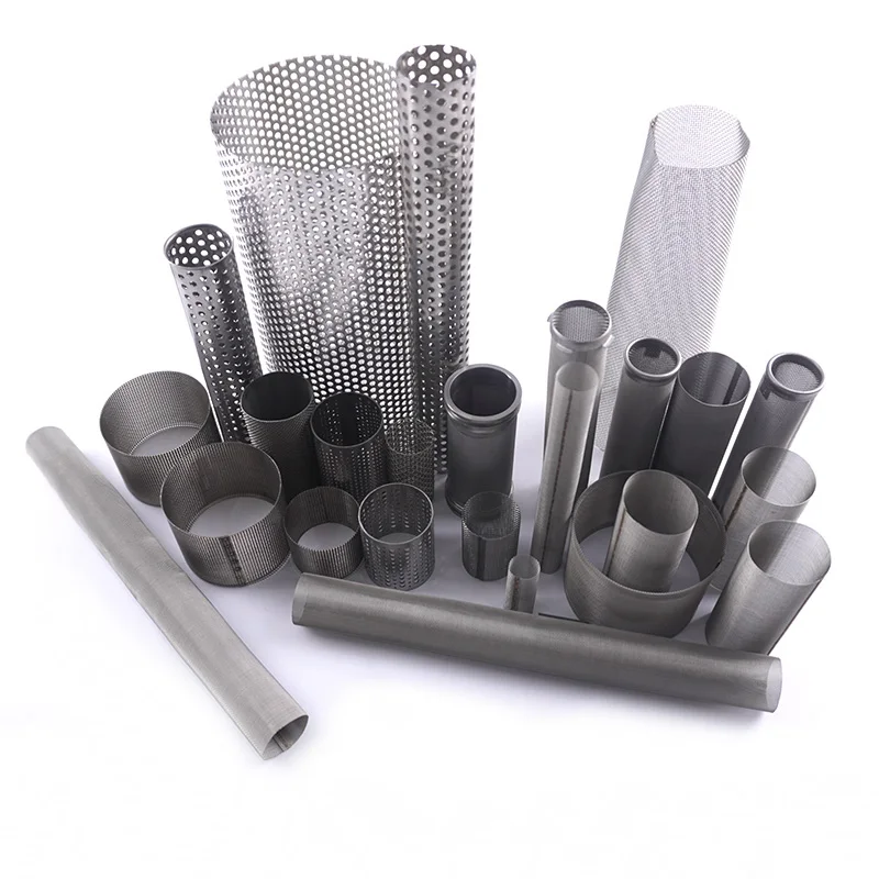 custom stainless strainer steeper basket screen parts accessories cylinder