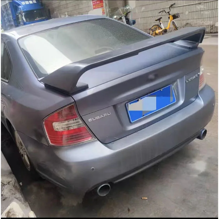 Mingao factory Dry Carbon Fiber Gloss Carbon Wing Rear Spoiler for 04 Subaru Lions Spoiler