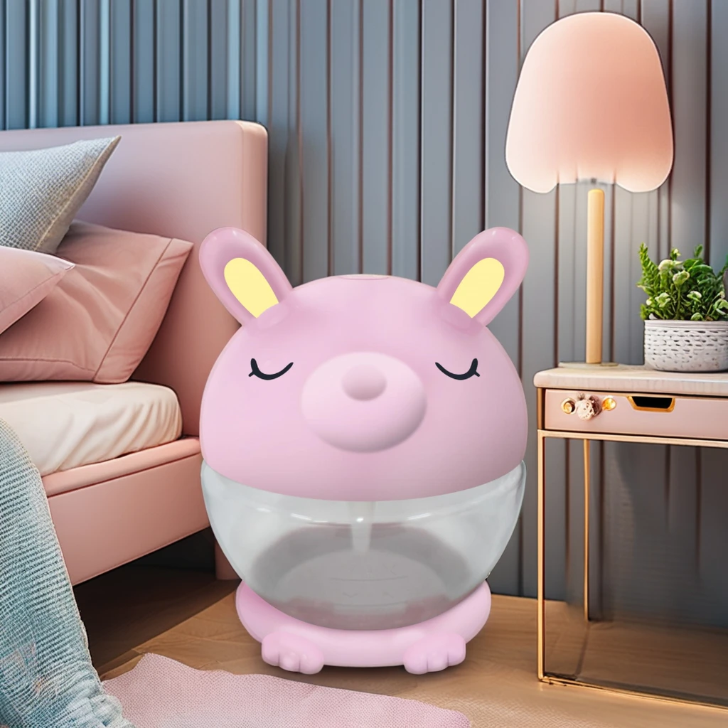 Portable Bunny design USB Water-Based Air Purifier Freshener & Revitalizer, perfume diffuser for Home Office Hotel & Kids Room