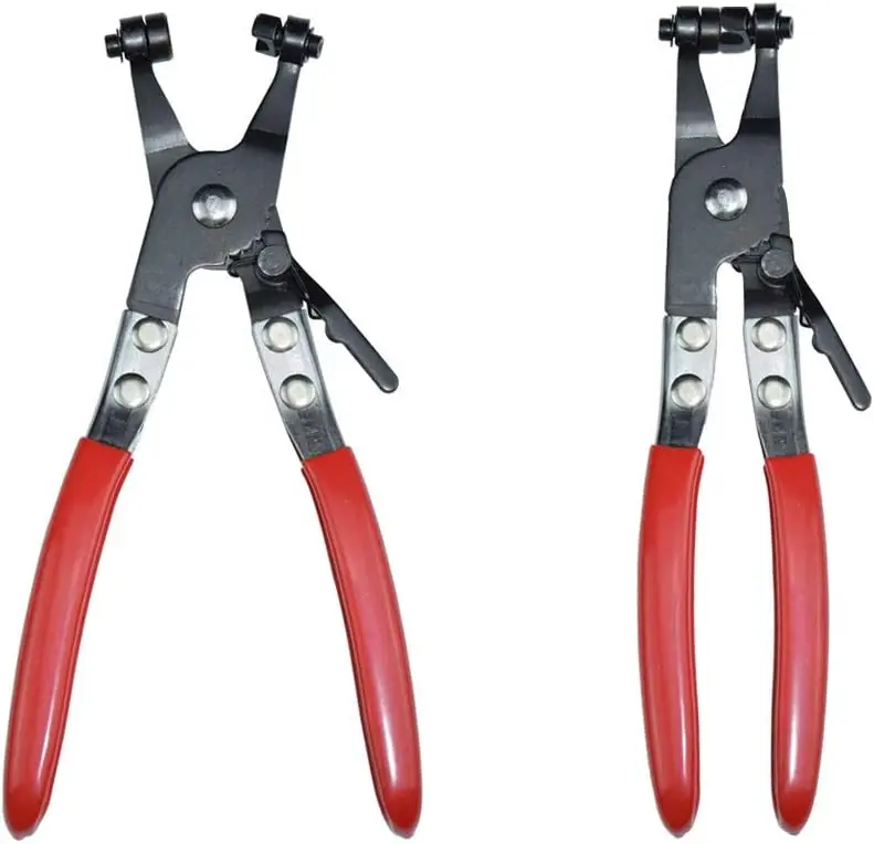 Hose Clamp Plier Auto Repair Tool Swivel Flat Band Flat-Band Hose Clamps