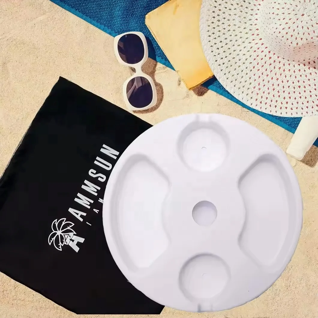 Plastic Beach Umbrella Table Sun Umbrella Table Beach Umbrella Holder Table Tray