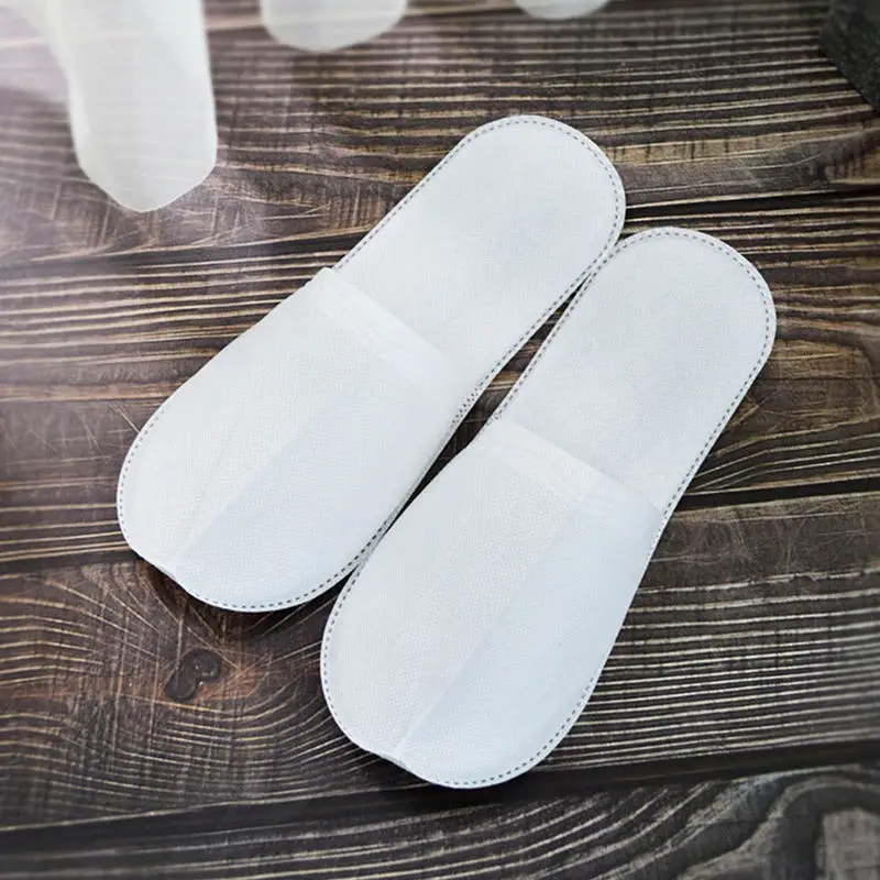 Cheap New Designs White Custom High Quality Inside Nice Indoor Disposable Hotel Slippers for SPA Travel