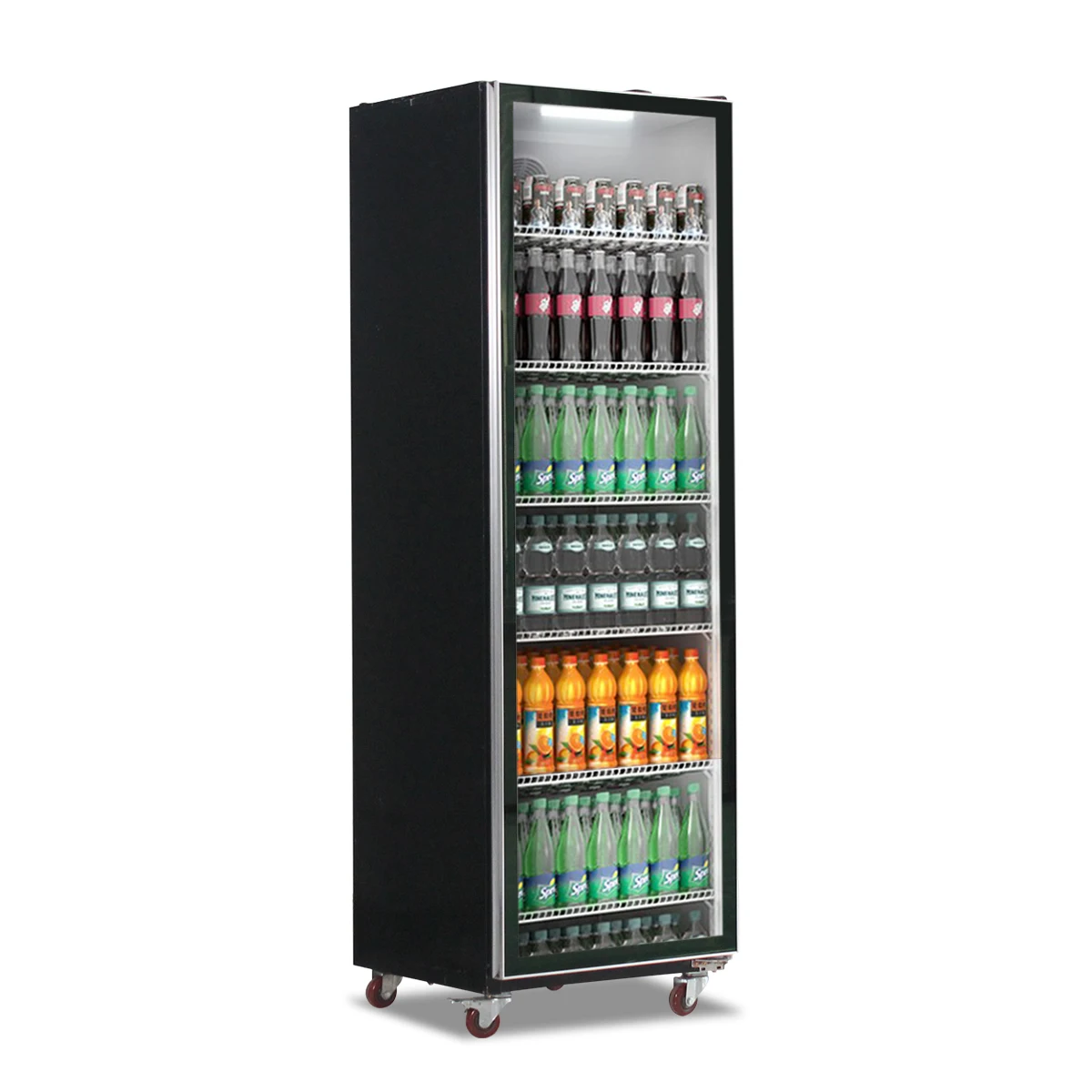 glass door fridge supermarket beverage cabinet commercial refrigerator display freezers Refrigeration Equipment