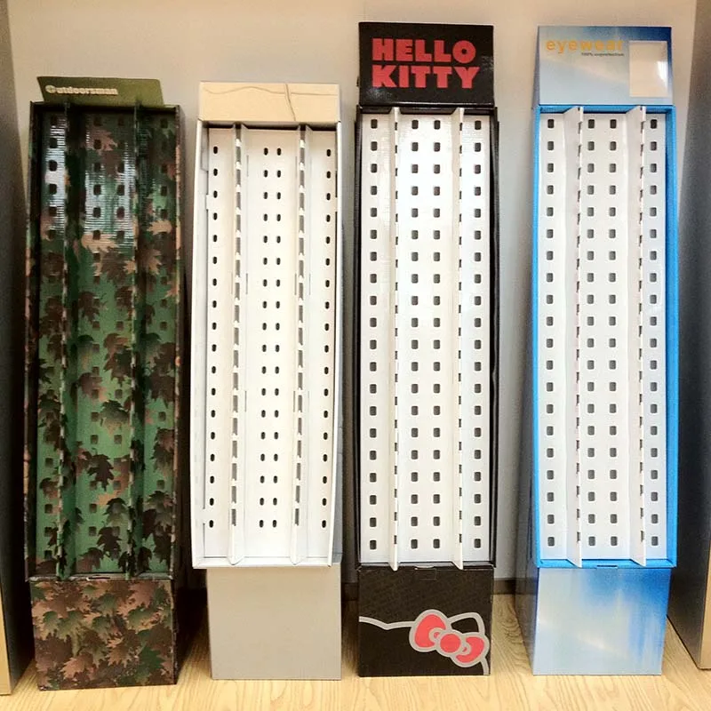 Sunglasses Display Stand Cardboard Designer Metal Customized Logo Manufacturer Sun Glasses Floor Holder Rack Rotating For Store