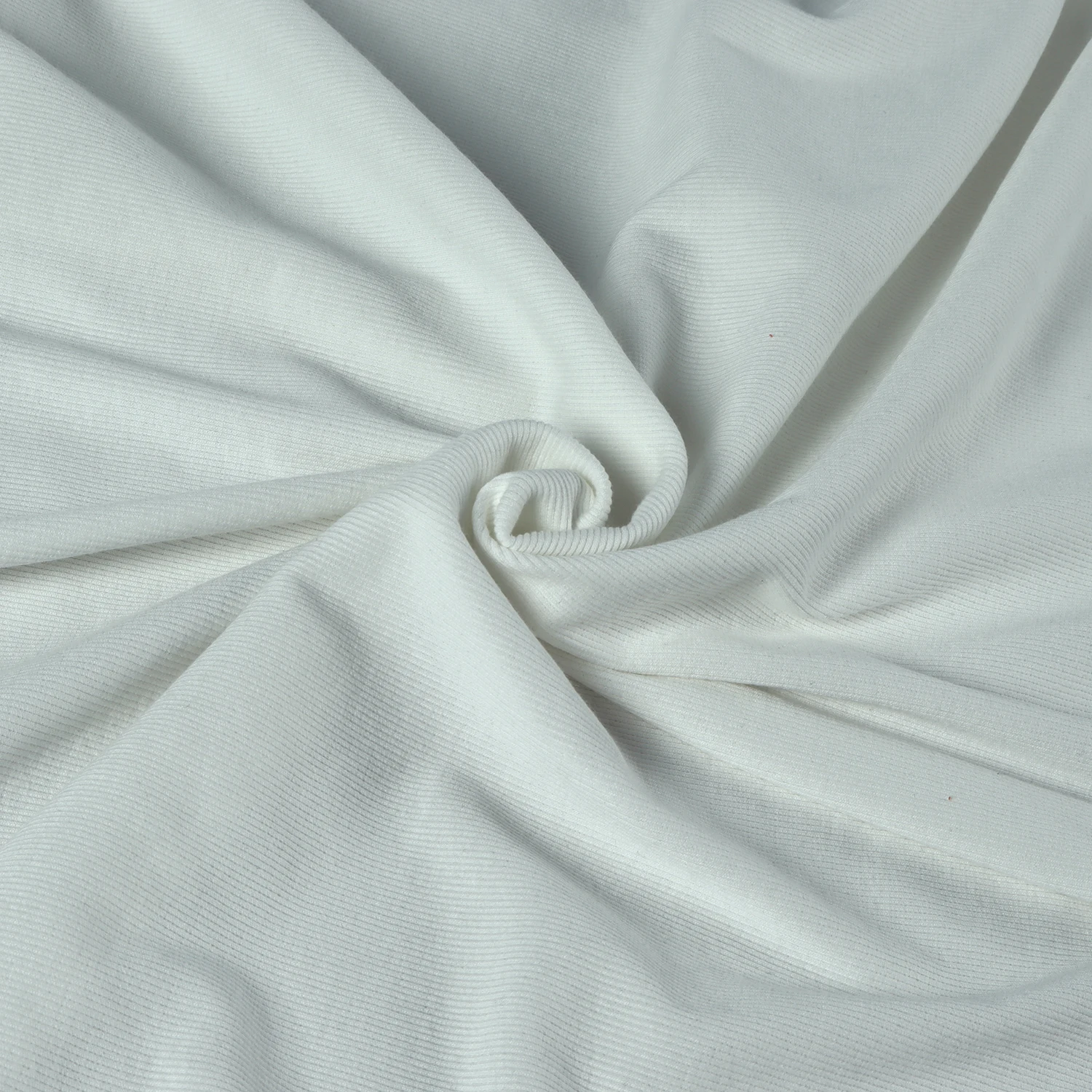 Recycled cotton polyester elastane 2x2 ribbed fabric knitted fabric for jersey garment collars and cuffs,